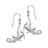 Manta Ray Sterling Silver Hook Earring TE2018 - Earrings